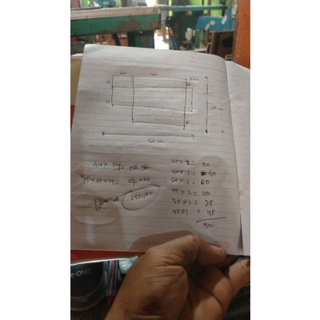 

pisau pond custom sesuai request uk 40x20x35cm