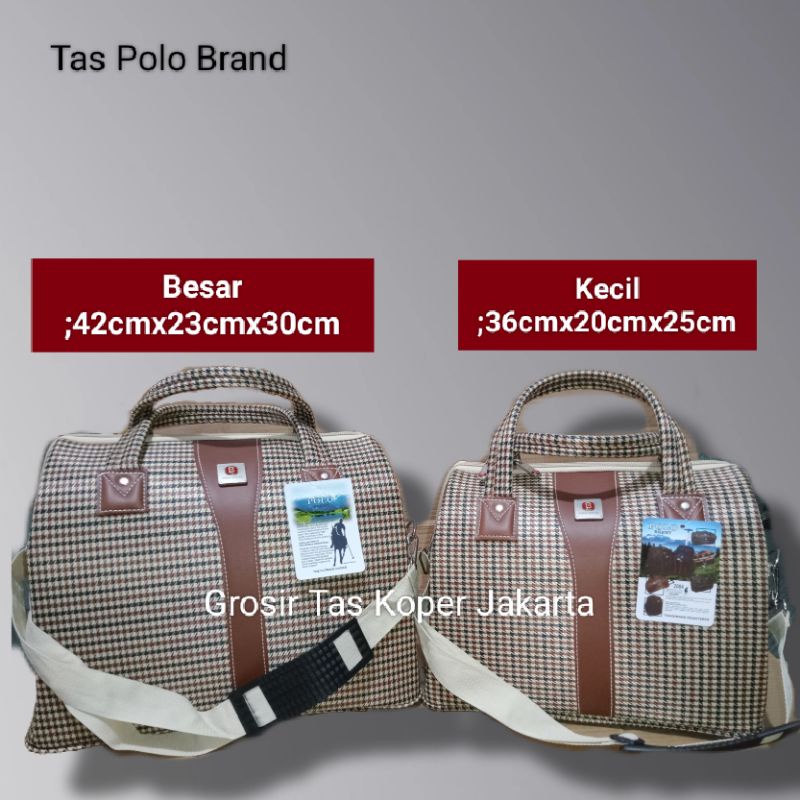 Tas Pakaian Wanita polo Brant motif Travel/ Tas wanita serba guna/ polo Brant 100%Original