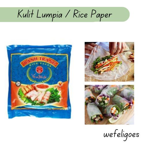 

BISA COD / Banh Trang Rice Paper 22cm Isi 5 Lembar | Kulit Lumpia Vietnam | Rice Paper | Spring Roll | Rice Paper Makanan