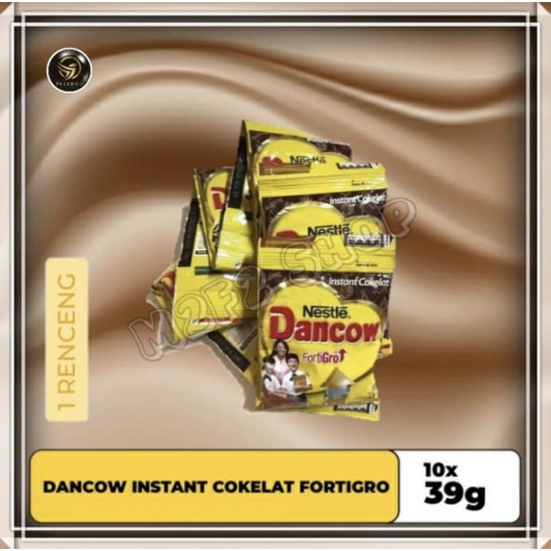 

Dancow Fortigro Instant Susu Bubuk Sachet Cokelat - 39 gr (Kemasan Renceng)