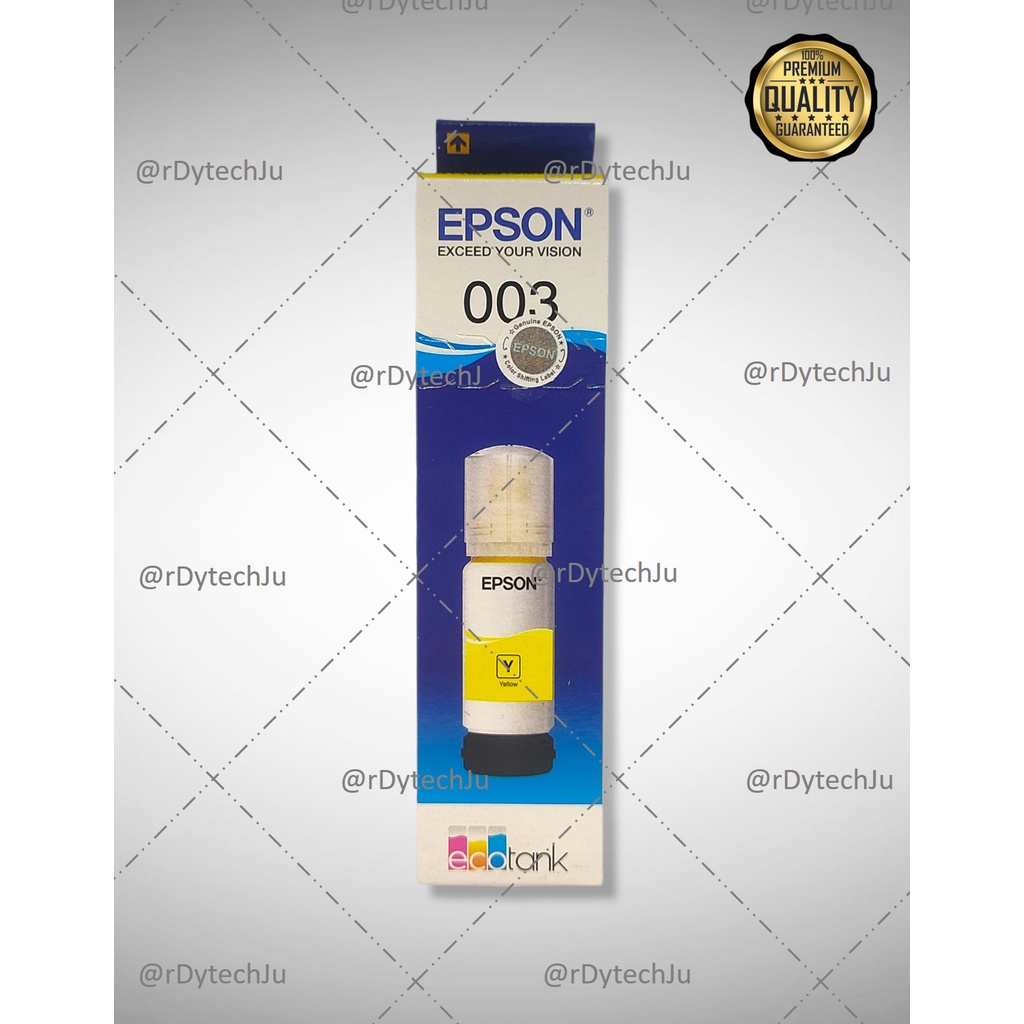 Tinta Epson 003 untuk printer L1110 L5190 L3101 L3110 L3150 PREMIUM QUALITY