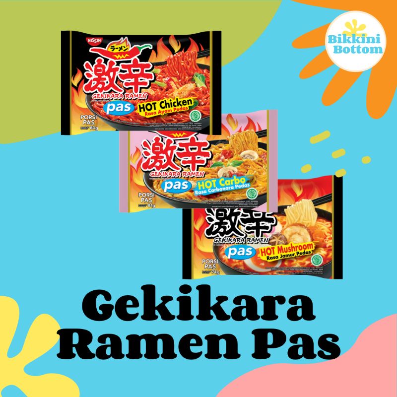 MIE NISSIN GEKIKARA RAMEN PAS HALAL