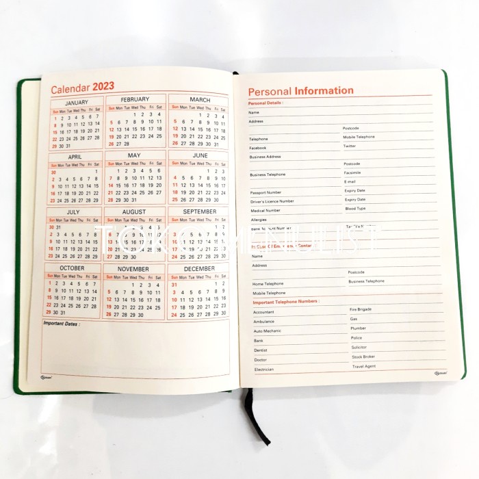 

Original Agenda 2023 Agenda Scale Diary Planner