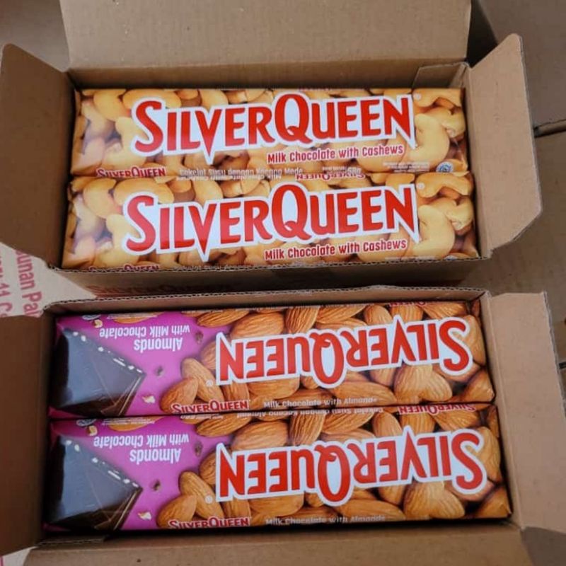 

PROMO COKLAT SILVERQUEN UKURAN 58G/62G 1box isi 10 pcs