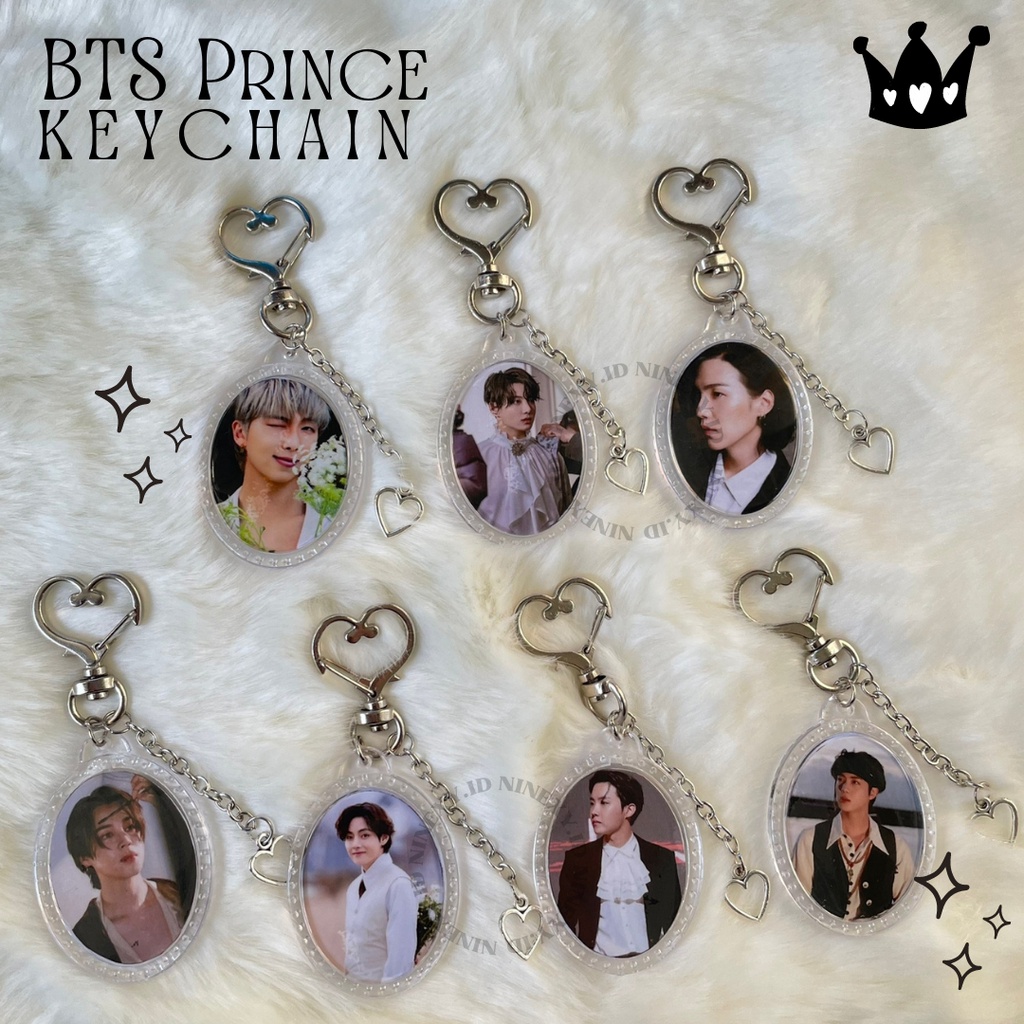 Jual Gantungan Kunci Keychain Keyring Ganci Bts Prince Jungkook Taehyung Jimin Suga Jin