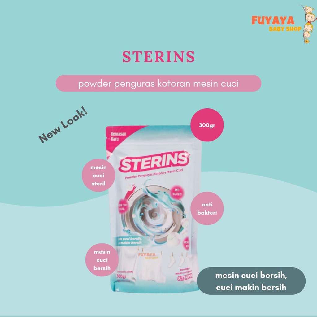 NEW STERINS Washing Machine Cleaner 300gr PEMBERSIH MESIN CUCI