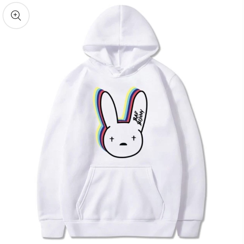 Bad Bunny Jumper Hoodie II Sweater Hoodie Trendy II Sweter Oblong Topi Sz M - XL Anak &amp; Dewasa ( Pria &amp; Wanita )