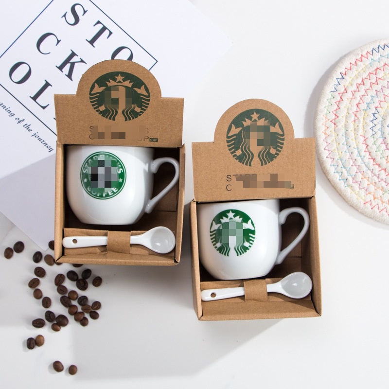 Cangkir Kopi Keramik Mug Gelas Starbucks isi 250 ML