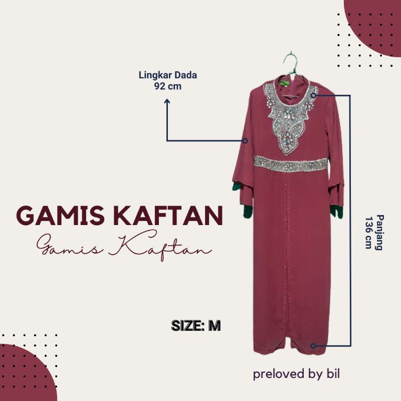 PRELOVED GAMIS KAFTAN
