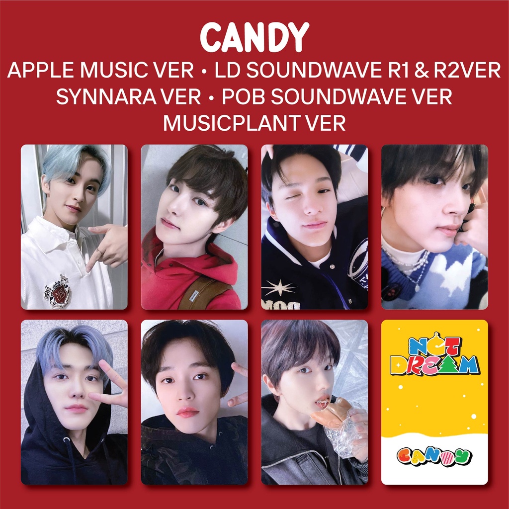 [REPLIKA] NCT DREAM - CANDY UNOFFICIAL PHOTOCARD