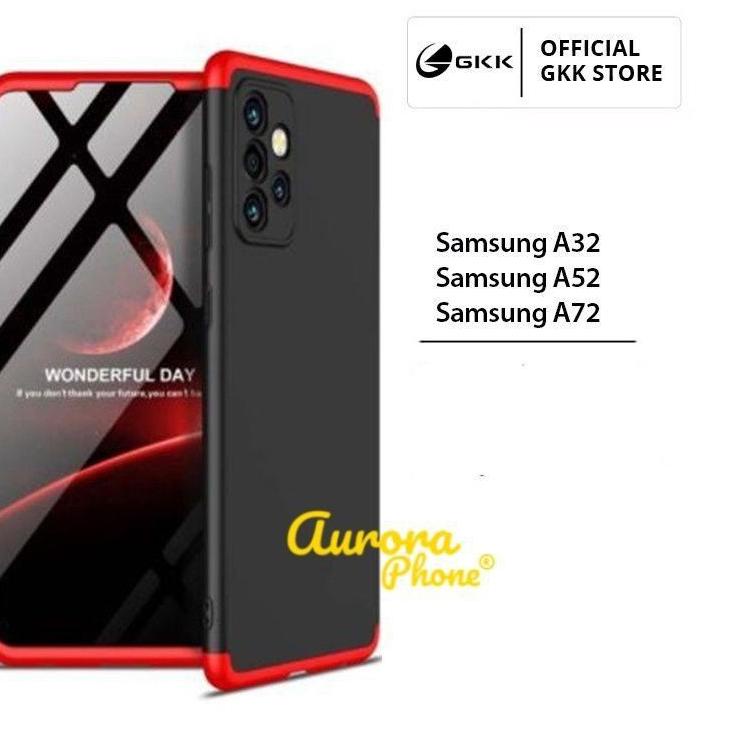 "SBN.12Ja23υ" Hard Case Samsung Galaxy A23 A32 A52 A72 A33 A53 A73 Casing Armor 360 GKK Original Ful