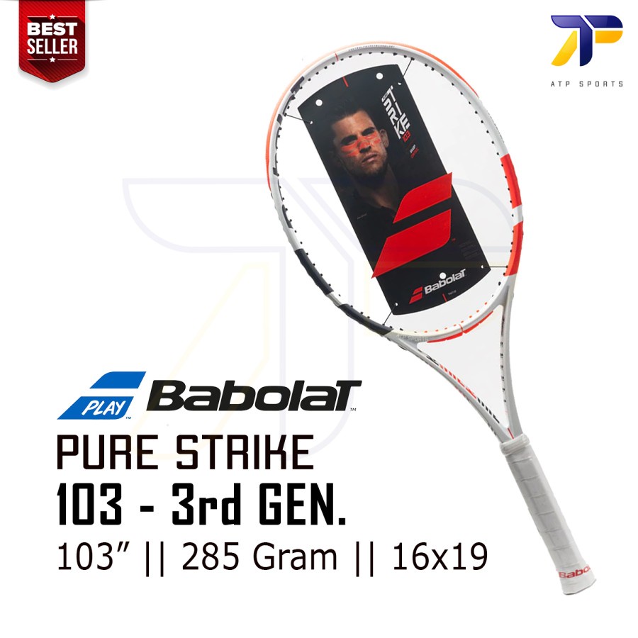 Raket Tenis Tennis Racket Babolat Pure Strike 103 285Gram 285Gr 285G