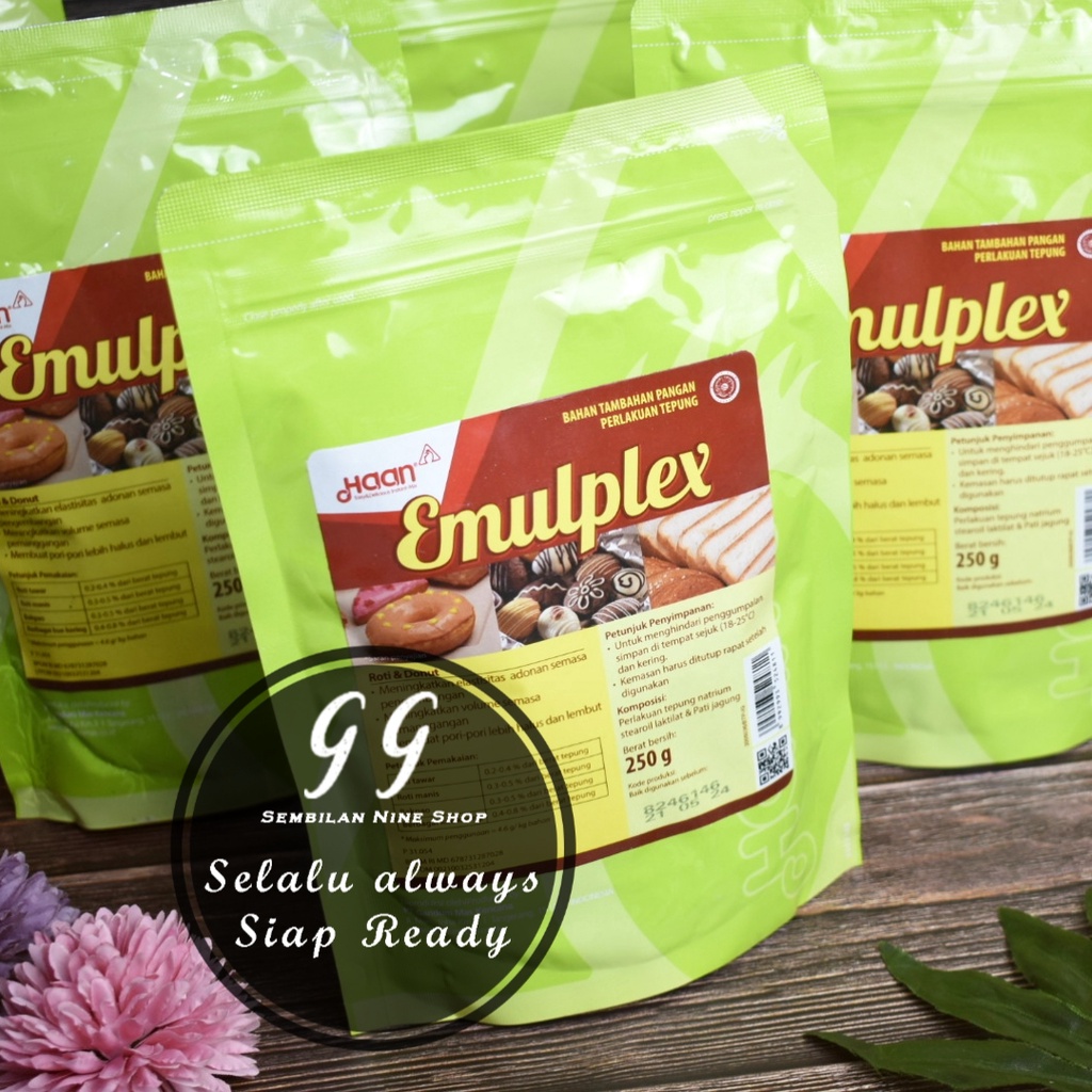 

Haan EMULPLEX 250 Gram Emulpleks Perenyah Kue Kering Cookies Emuplex Emulplek Emupleks