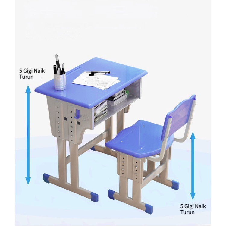 Furnibest Meja Kursi Sekolah Meja Siswa Meja Kursi Belajar Anak