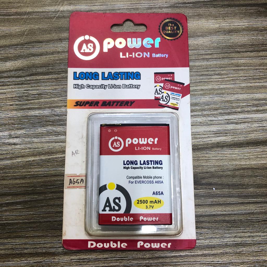 BATERAI AS POWER DOUBLE POWER EVERCROSS A65A A80A ELEVATE Y2