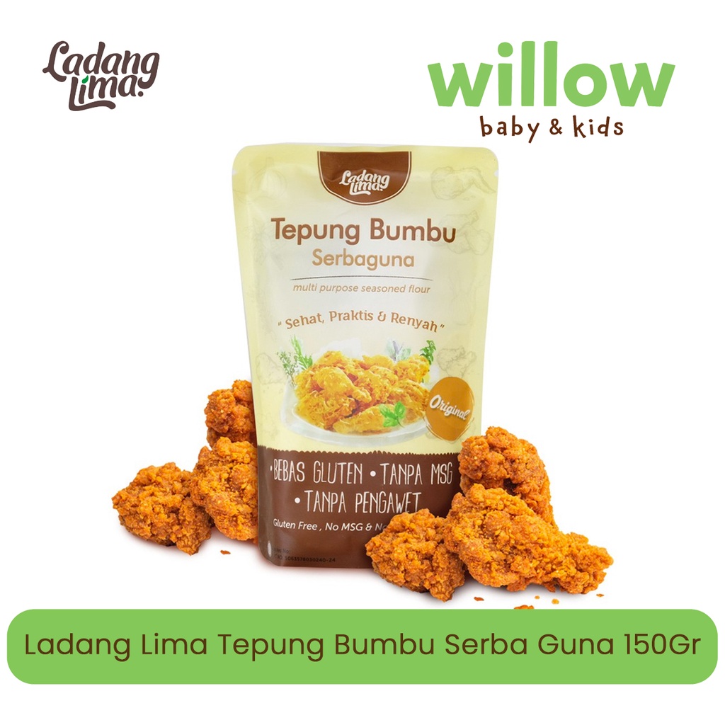 

Tepung Siap Pakai - Ladang Lima Tepung Bumbu Serba Guna 150Gr