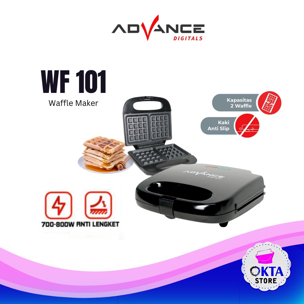 Advance Waffle Maker WF 101 Cetakan Waffle Croffle WF 206