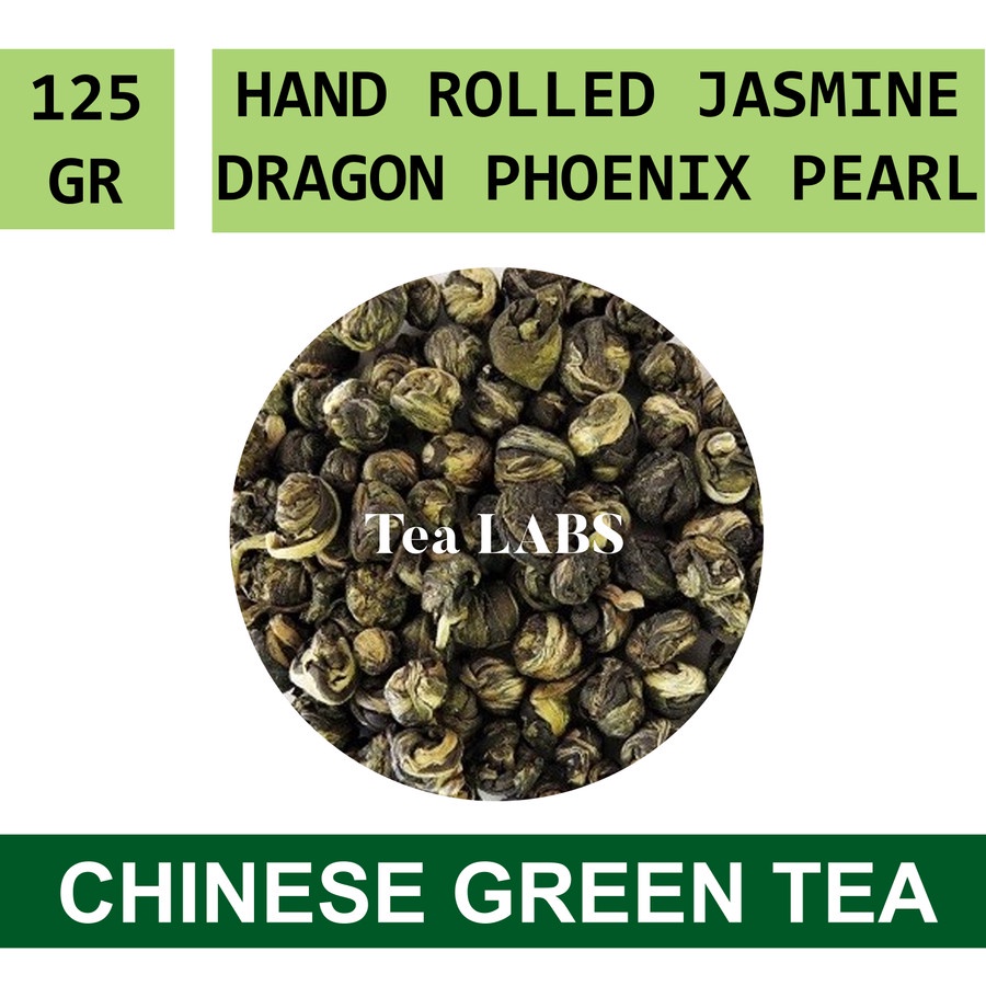 

Dragon Phoenix Pearl Jasmine Tea / Premium Chinese Tea 125 GRAM