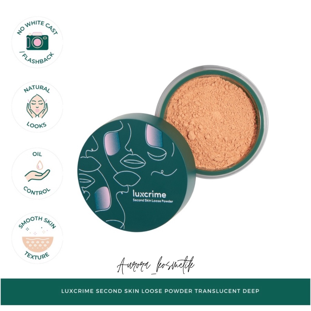 [ AURORA ] LUXCRIME Second Skin Loose Powder