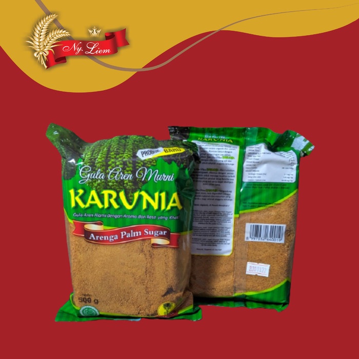 KARUNIA Gula Aren Bubuk / Pal Sugar 500 gr