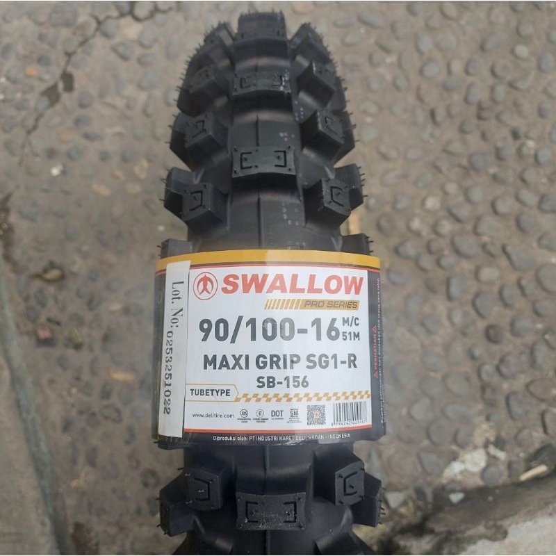 Ban Motor Trail Swallow SB 156 90/100-16 Ring 16 Tube Type