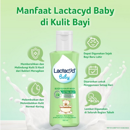 Lactacyd Baby Liquid Soap Body and Hair Wash Lactacyd Kemasan Baru Sabun Bayi - Kabakids Store