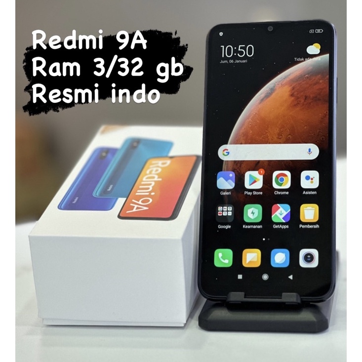 Seken redmi 9a ram 3/32 gb