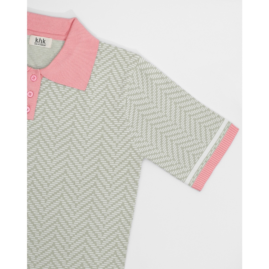 Khakikakiku Avery Polo Knit Tropical Peach