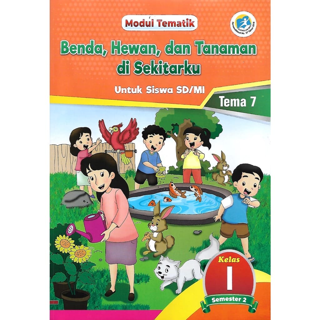 Buku Paket LKS Tematik Kelas 1 SD/MI Tema 7 Semester 2 Kurikulum 2013
