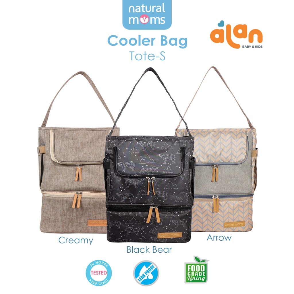Natural Moms Tote-S Cooler Bag - Tas Penyimpan ASI