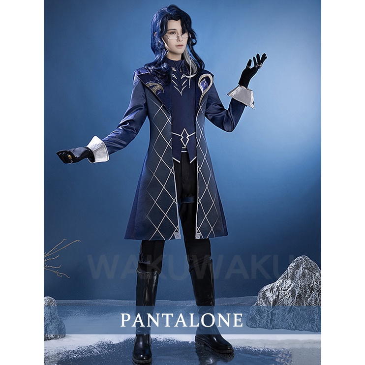 PRE-SALE Game Genshin Impact Fatui Harbinger Regrator Pantalone Cosplay Costume Uniform Cosplay Pantalone