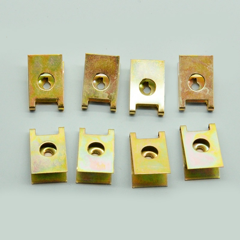 [Grosir] 10pcs Aksesoris Pengikat Kuning Motor Umum Klip Berbentuk U Untuk Sekrup Tapping Otomatis Anti Karat Dan Anti-Korosi Tetap Gasket Untuk Refitting Mobil