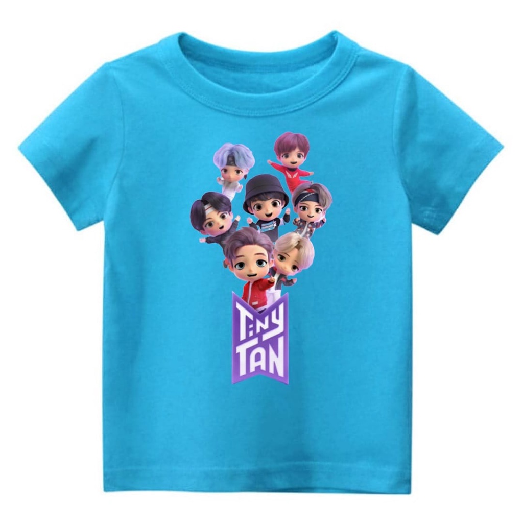 Hzl_outfit Baju Kaos Anak-Anak Tiny Tan Group Korea