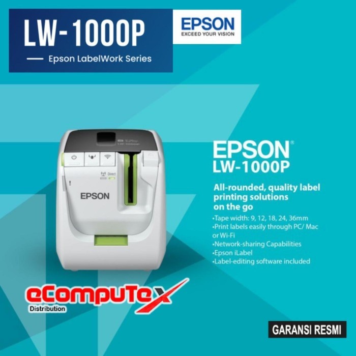 PRINTER EPSON LABEL WORKS LW-1000P / PRINTER LABEL LW 1000P - RESMI