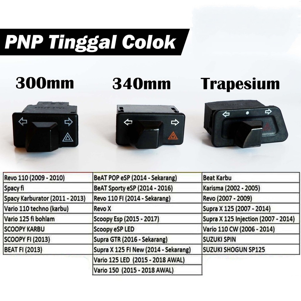 Saklar Sen Hazard / Saklar Sein Hazard / Saklar Sen / Saklar Riting / Saklar Hazard