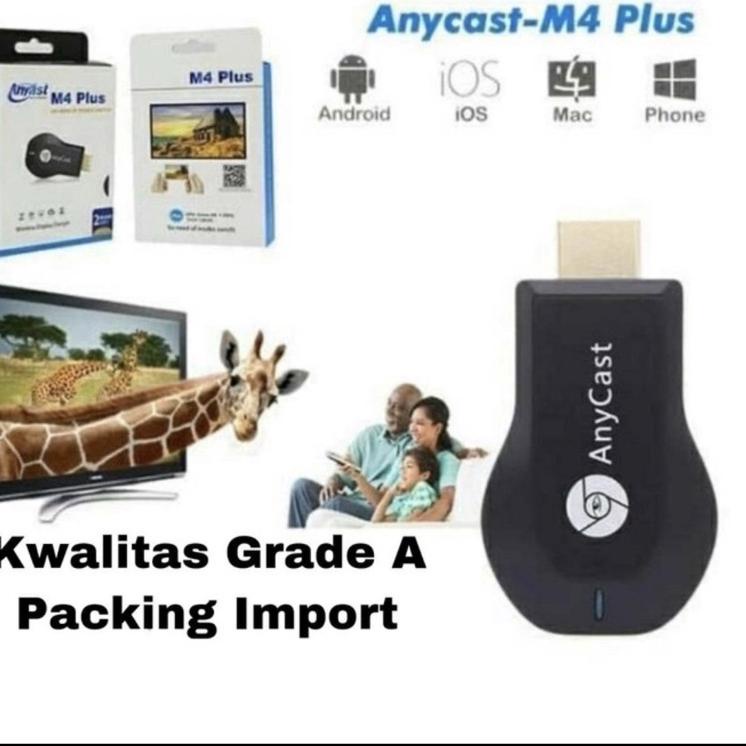 ✤ Anycast M4 Plus original Hdmi Dongle Usb Wireless -HDMI Dongle Anycast M4 plus Dongle HDMI Anycast