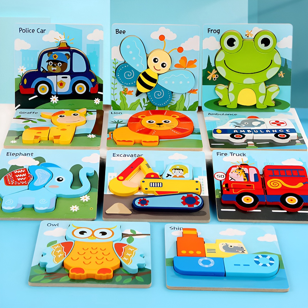 3D Jigsaw Puzzle | Bongkar Pasang Mainan Anak Edukatif | Mainan Terbaru 2023 | Hadiah Ultah | Mainan Seru Untuk Keluarga