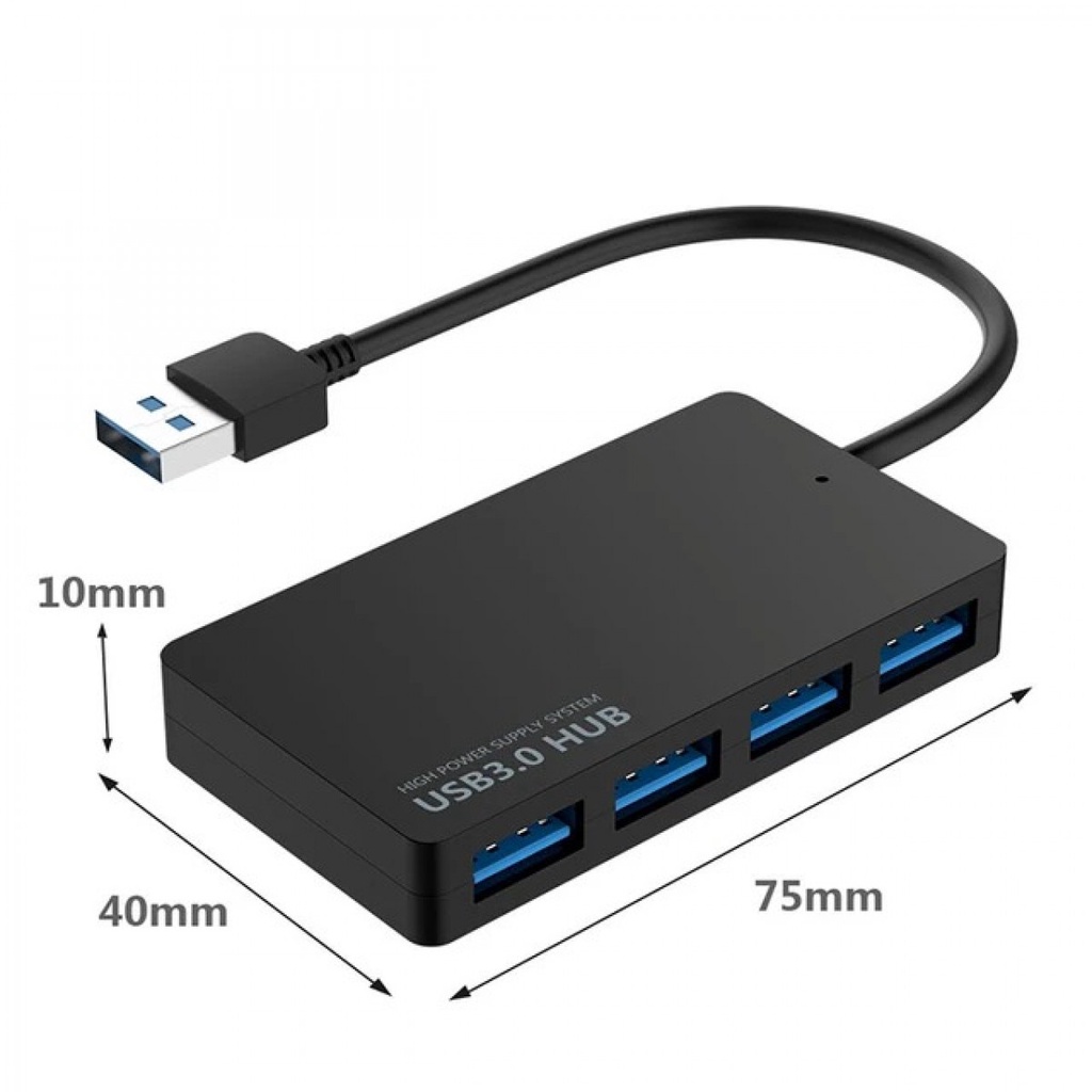 USB HUB Transfer Data 3.0 4 Port With Power Supply