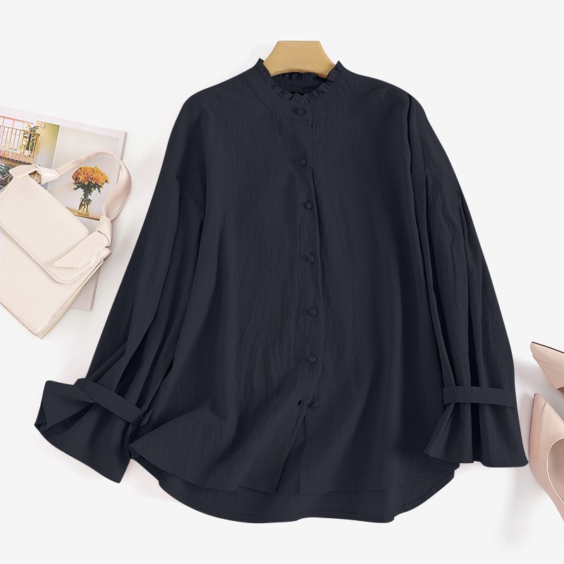 Mentari top kemeja wanita kekinian kemeja wanita jumbo kemeja wanita BIG SIZE