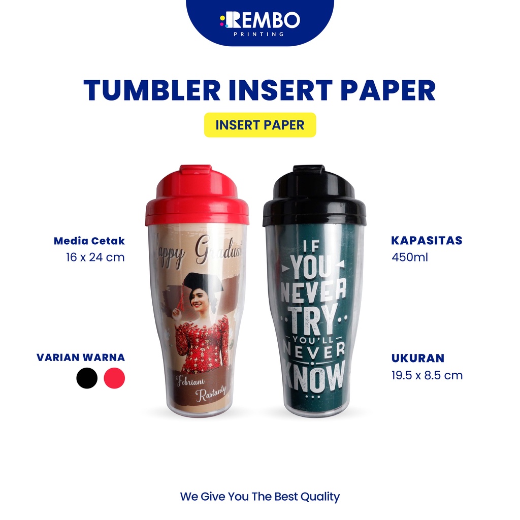 TUMBLER CUSTOM / DESIGN SUKA - SUKA / TUMBLER INSERT PAPER CUSTOM