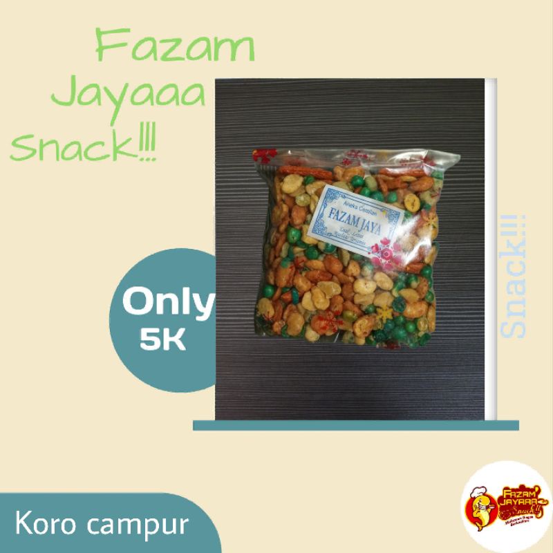 

[Fazam Jayaaa Snack (KORO CAMPUR) ] Aneka Snack SERBA 5000 //camilan Koro campur//jajanan Koro campur//snack Koro campur//makanan ringan KORO CAMPUR