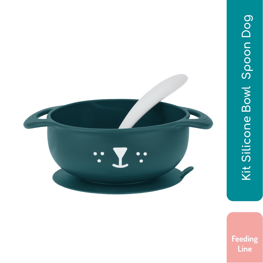 Babymoov Tast'isy Kit Silicone Spoon Bowl Mangkok dan Sendok Bayi Silikon