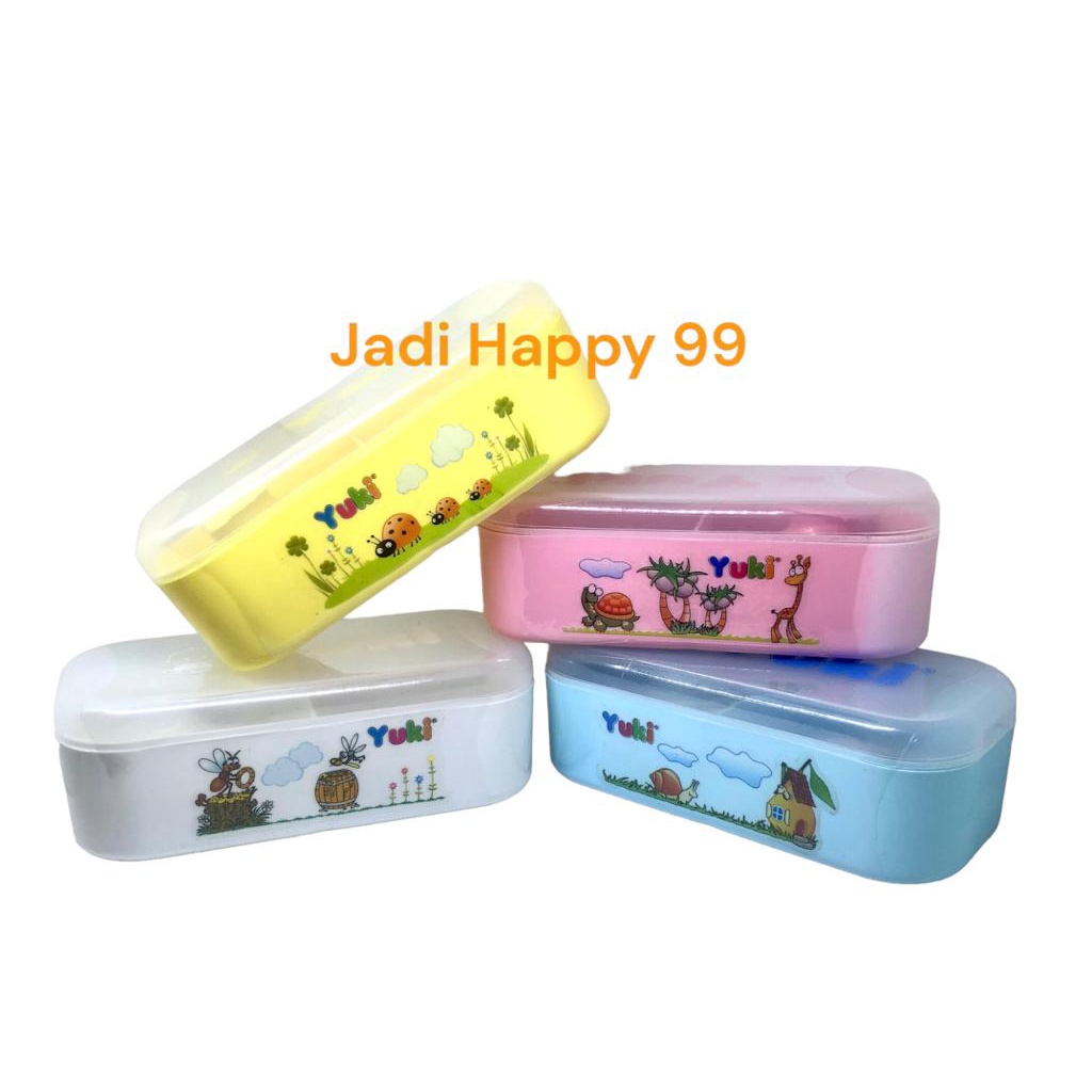 TEMPAT BEDAK BAYI MERK YUKI / BABY POWDER / TEMPAT BEDAK MURAH / POWDER CASE / DOBEL POWDER CASE / T