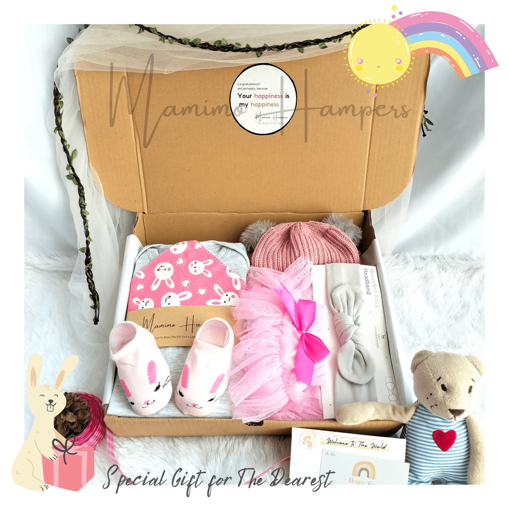 Hampers Baby Premium Series Rok Tutu | Newborn Gift Set | Kado bayi - By Mamimohampers