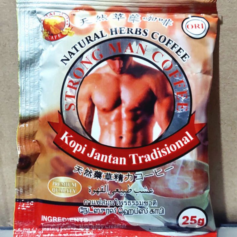 

Kopi Strong Man Coffee [ per Sachet ] satuan kopi tradisional kopi siap seduh bubuk serbuk aslli original