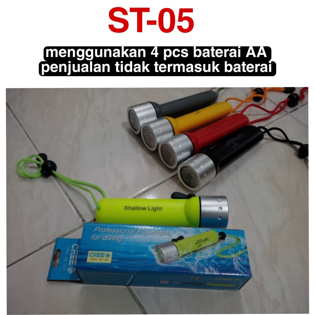 SENTER SELAM SENTER KEPALA ANTI AIR  SENTER ANTI AIR SENTER KEPALA DIVING WATERPROOF HEADLIGHT FLASH