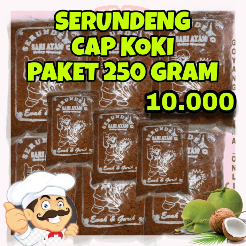 

SERUNDENG KELAPA CAP KOKI 250 GRAM