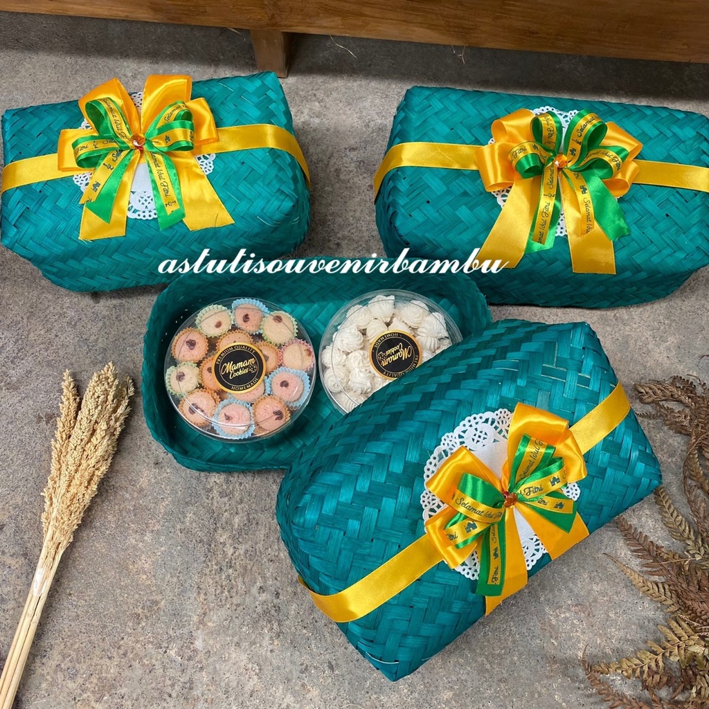 

[NEW MUBARAK SERIES] BESEK LEBARAN SPESIAL PITA LEBARAN 30x15 cm / besek makan / besek jogja / besek murah / besek ketupat / bingkisan parsel