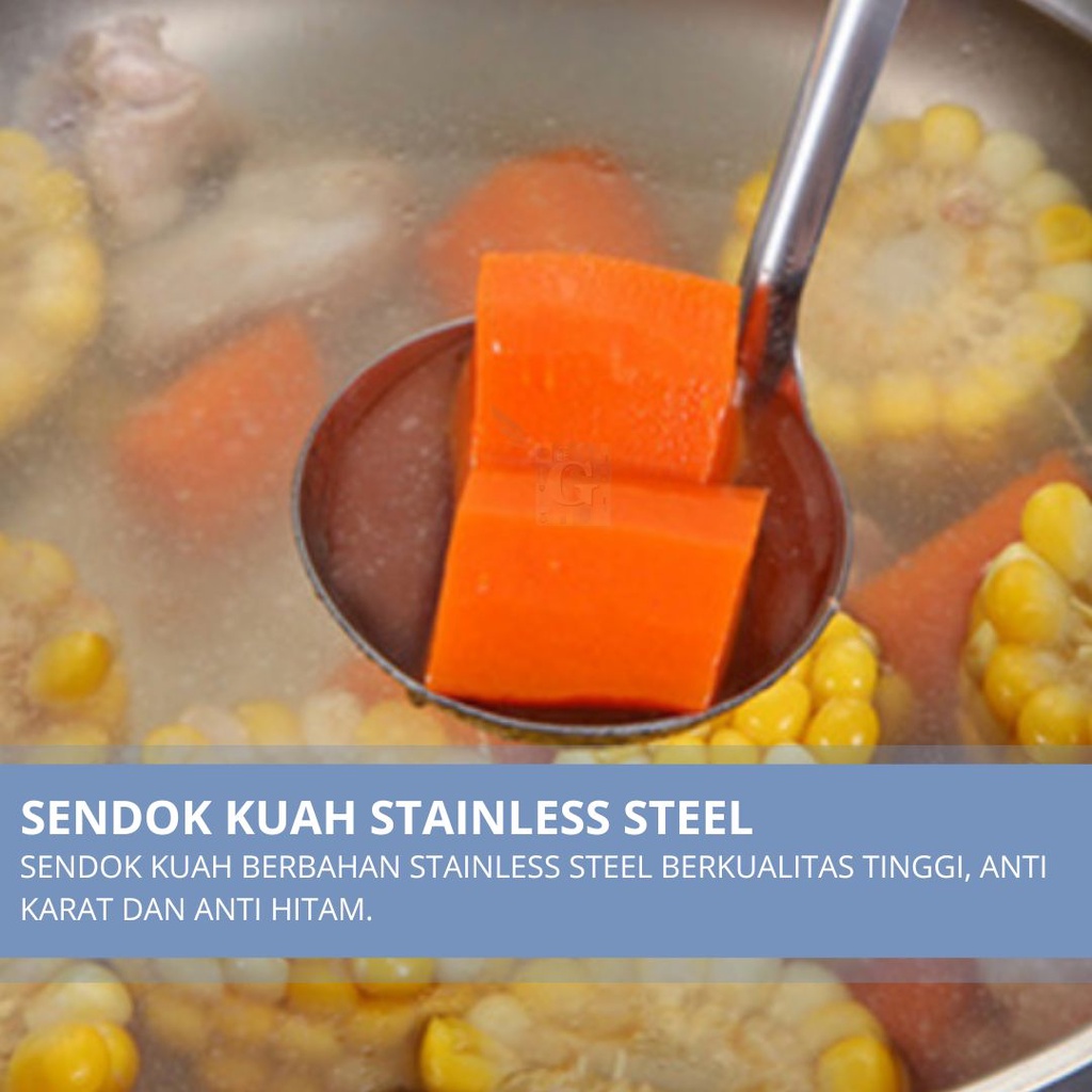 Centong / Sendok Sup / Irus Stainless Steel DNG