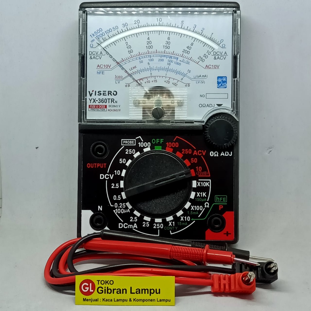 Tester Visero - Multitester Analog Sedang